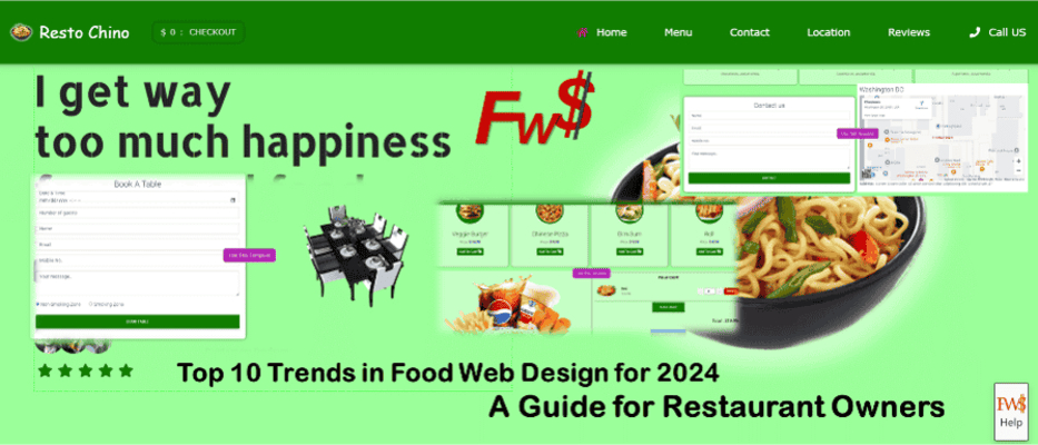 Top 10 Trends in Food Web Design for 2024: A Guide for Restaurant Owners